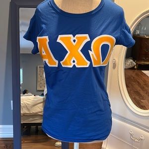 Alpha Chi Omega Stitched Letters